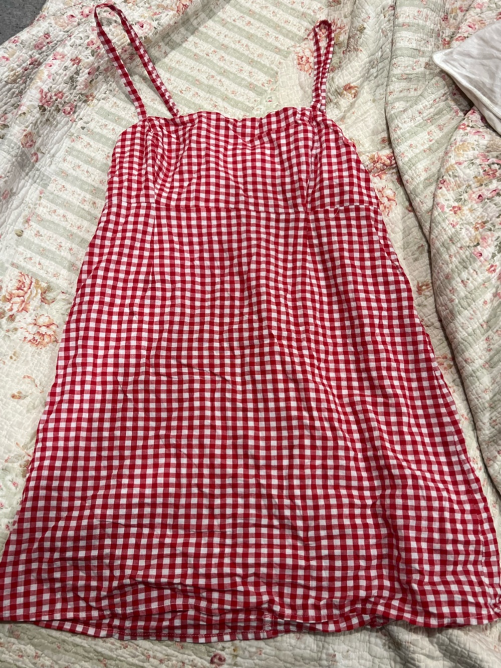 Cooperative Red and White Gingham Sundress